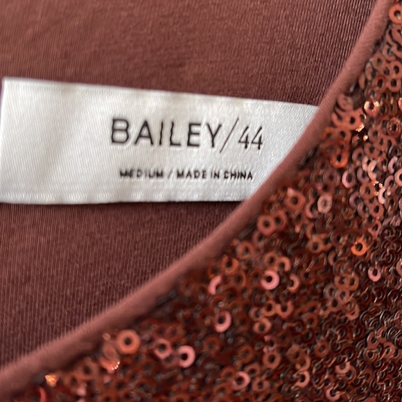 BAILEY 44 EDIE SEQUIN TEE in Pinot - Picture 3 of 8